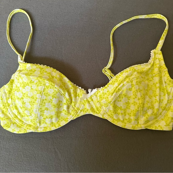 Bikini Coquette Floral Green/Yellow - Picture 1 of 8